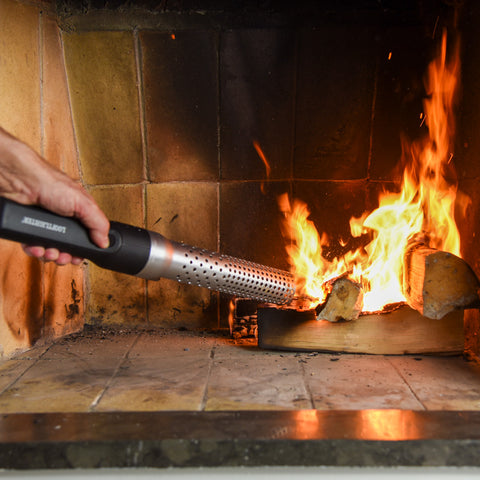 Looft Air Lighter 1 lighting a fireplace